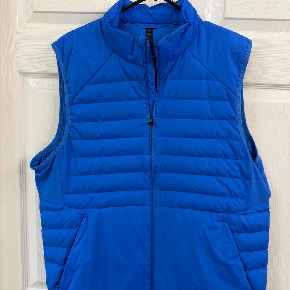 Men’s Lululemon Down for it All Vest - XL Blue